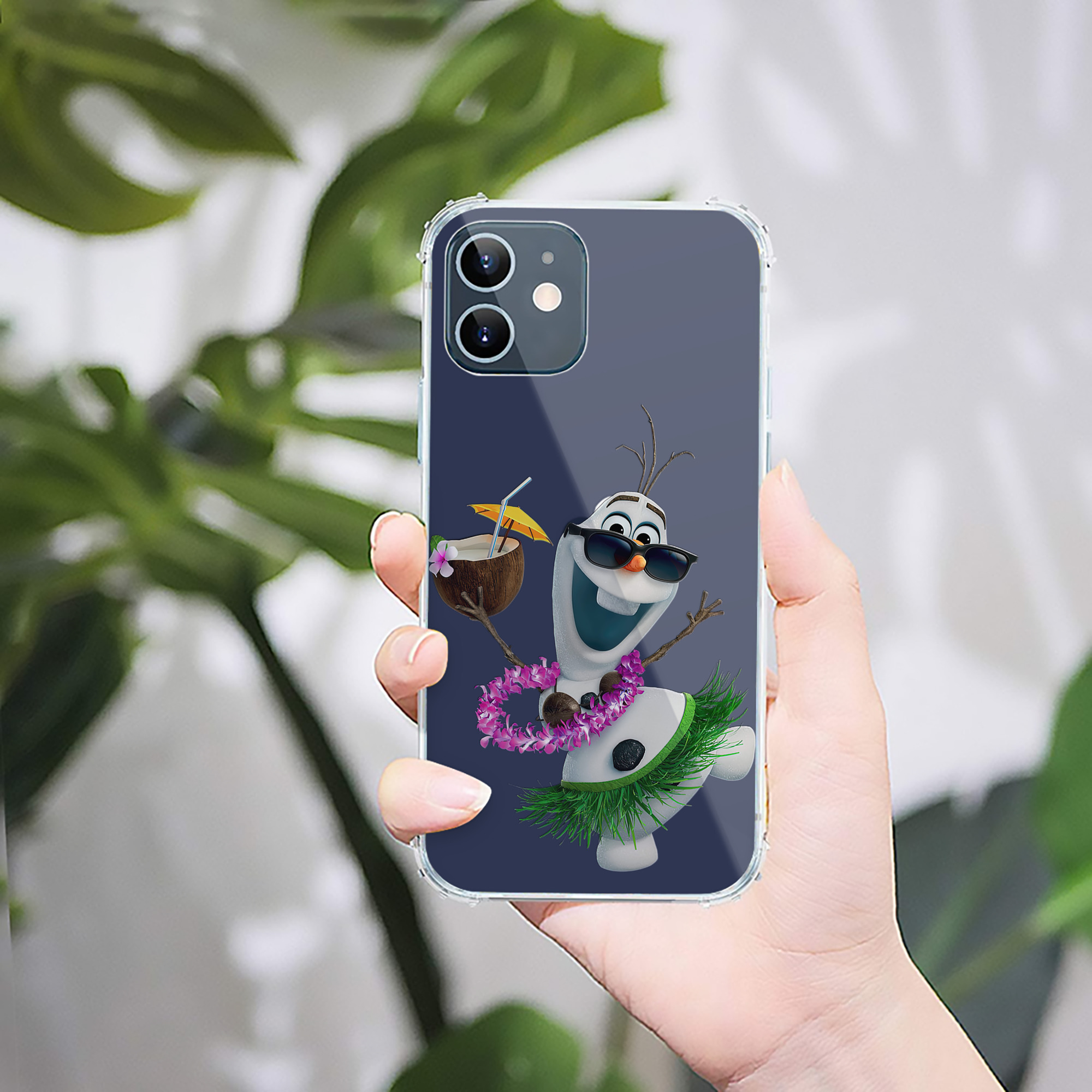 （画像用） アナと雪の女王 アンナ エルサ Frozen Anna Elsa 【iPhone 12シリーズ対応】透明スマホケース（クリアソフトケース）